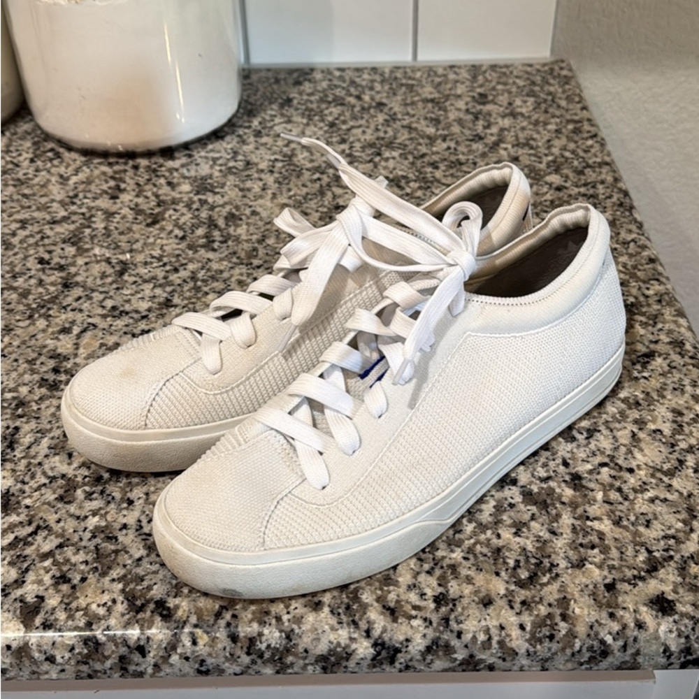 Rothy's White Knit Sneakers